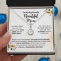 To My Boyfriend’s Mom -Thank You For Raising The Man Of My Dreams Eternal Necklace
