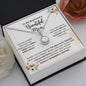 To My Boyfriend’s Mom -Thank You For Raising The Man Of My Dreams Eternal Necklace