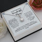To My Boyfriend’s Mom - Thank You For Welcoming Me Into Your Home & Heart 2 Eternal Necklace