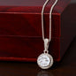 To My Boyfriend’s Mom - Thank You For Welcoming Me Into Your Home & Heart Eternal Necklace