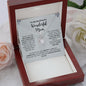 To My Boyfriend’s Mom - Thank You For Welcoming Me Into Your Home & Heart 2 Eternal Necklace