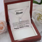 To My Boyfriend’s Mom - Happy Mother’s Day Eternal Necklace