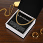 Father Of The Groom Gift From Bride in Spanish - Cuban Link Chain