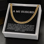 Father Of The Groom Gift From Bride in Spanish - Cuban Link Chain