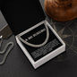 Father Of The Groom Gift From Bride in Spanish - Cuban Link Chain