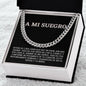 Father Of The Groom Gift From Bride in Spanish - Cuban Link Chain