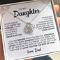 To My Daughter Never Forget That I Love You Forever - Dad