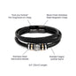 To My Son Never Forget That I Love You Men Bracelet