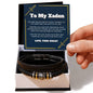 To My Xaden Love You Forever Leather Bracelet