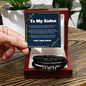 To My Xaden Love You Forever Leather Bracelet
