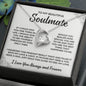 To My Beautiful Soulmate - Hold This Close If I'm Ever Not Here Forever Love Necklace
