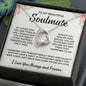 To My Beautiful Soulmate - If You Could See Yourself Through My Eyes Forever Love Necklace
