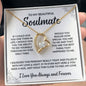 To My Beautiful Soulmate - Hold This Close If I'm Ever Not Here Forever Love Necklace