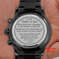 Father Of The Bride Gift From Groom - Engraved Watch