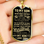 To My Son - The Proudest Moment Love Dad