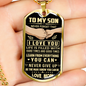 To My Son - Be The Man I Know You Can Be Love Mom
