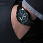 Black Chronograph Watch - Father of Bride Gift From Bride