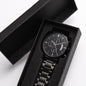 Black Chronograph Watch - Father of Bride Gift From Bride