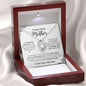 To My Caring Mom - I Am Forever Grateful Forever Love Necklace