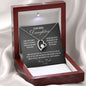 To My Bonus Daughter Love Dad Forever Necklace