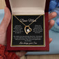 Dear Mom Forever Love Necklace - Gift From Son