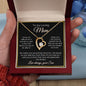 To My Loving Mom Forever Love Necklace - Gift From Son