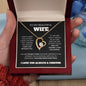 To My Beautiful Wife - I Can't Live Without You - Forever Love Necklace