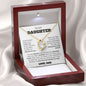 To My Beautiful Daughter - I Promise To Love You For The Rest Of My Life Forever Love Necklace