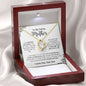 To My Caring Mom - I Am Forever Grateful Forever Love Necklace