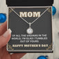 Funny Gag Gift For Mom - Of All The Vaginas In The World Eternal Love Necklace