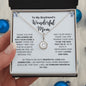 To My Boyfriend’s Mom - Thank You For Welcoming Me Into Your Home & Heart 2 Eternal Love Necklace