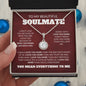 To My Beautiful Soulmate - I Love You More - Eternal Love Necklace