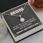 Funny Gag Gift For Mom - Of All The Vaginas In The World Eternal Love Necklace