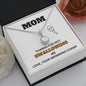 Funny Gag Gift For Mom - Thanks For Not Swallowing Me Eternal Love Necklace