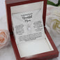 To My Boyfriend’s Mom - I Will Forever Be Grateful For You Eternal Love Necklace