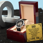Thank You Dad - Openwork Watch Gift For Dad