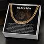 To My Son - This Old Lion Will Always Have Your Back