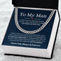 To My Man - Better Person Cuban Link Chain