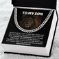 To My Son - Cuban Link Chain