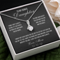 To My Bonus Daughter - Gift Of Life Alluring Necklace
