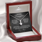 To My Bonus Daughter - Gift Of Life Alluring Necklace