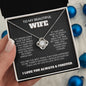 To My Beautiful Wife - My Dream Came True - Love Knot Necklace