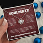 To My Gorgeous Soulmate - In Your Heart I Have Found My Love - Love Knot Necklace