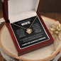 To My Beautiful Wife - I Can't Live Without You - Love Knot Necklace