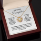 To My Beautiful Daughter - Love Knot Necklace