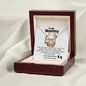 To My Mommy From Baby Bump - I Can’t Wait To See You Love Knot Necklace