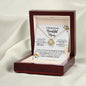 To My Boyfriend’s Mom - Thank You For Raising The Man Of My Dreams Love Knot Necklace