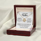 To My Caring Mom - I Am Forever Grateful 2 Love Knot Necklace