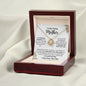 To My Caring Mom - No Matter How Far I Go In Life Love Knot Necklace