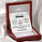 To My Amazing Mom - I Am Forever Grateful Love Knot Necklace